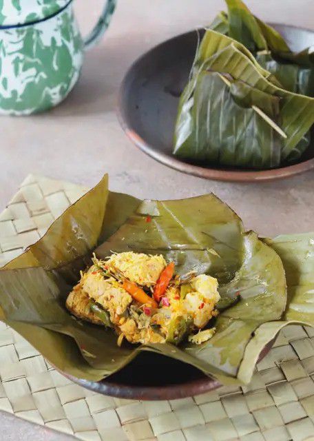 Resep Botok Teri, Tahu, Tempe