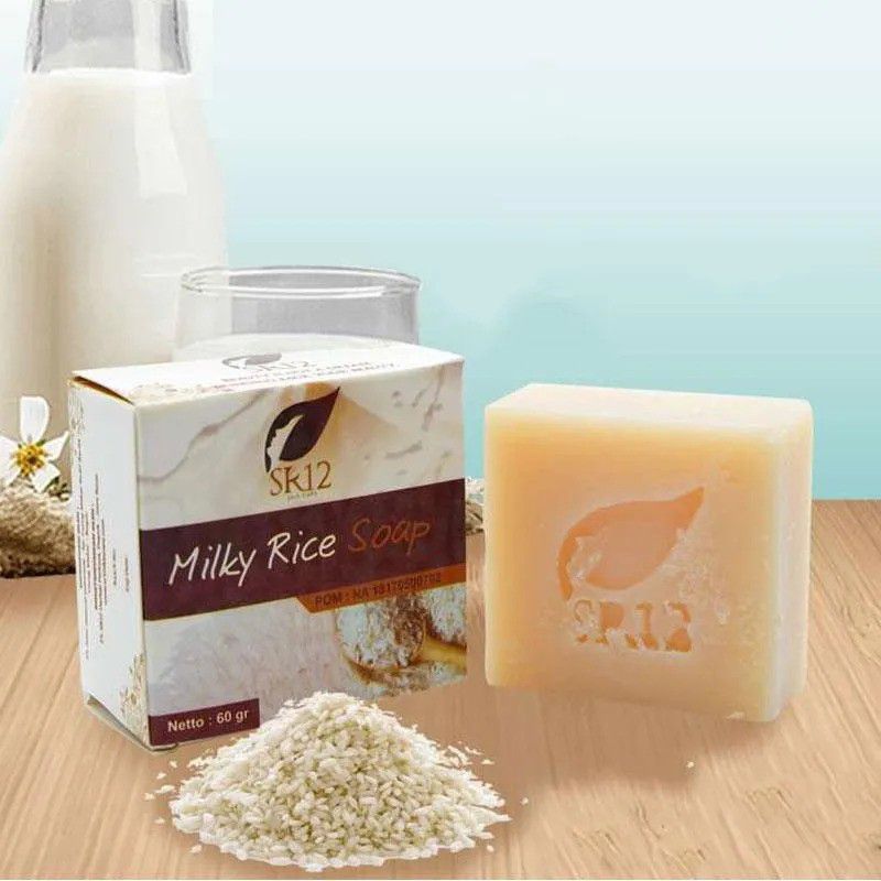 SR12 Skincare - Milky Rice Soap