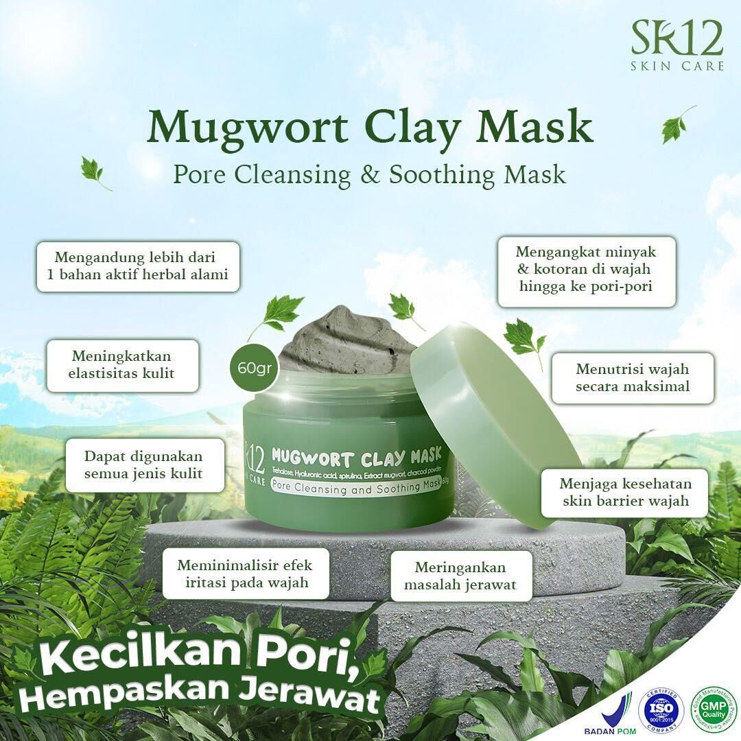 SR12 Skincare - Mugwort Clay Mask