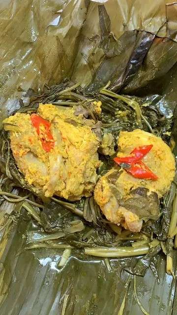 Resep Pepes Ayam Sunda Daun Kangkung