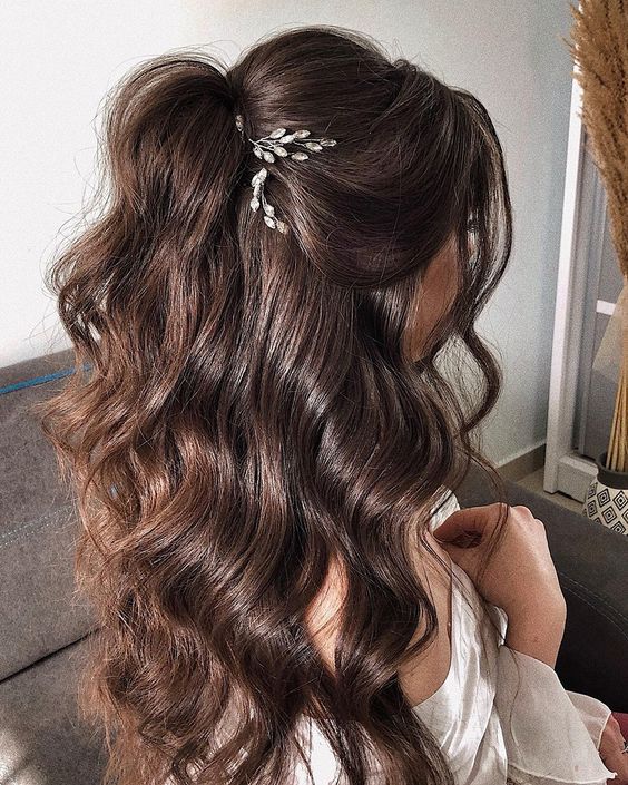 Hair Style Simple Untuk Wedding - Half Up Half Down