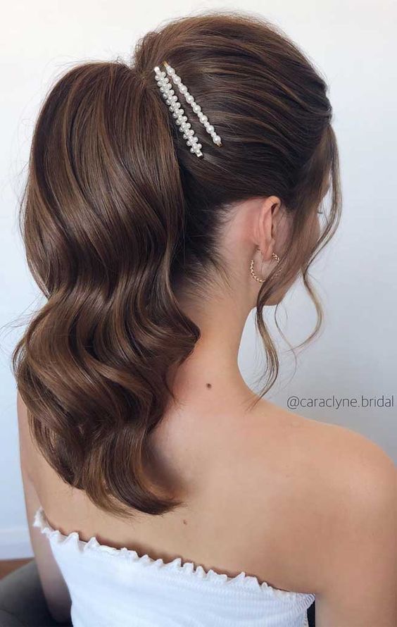 Hair Style Simple Untuk Wedding - Sleek Ponytail
