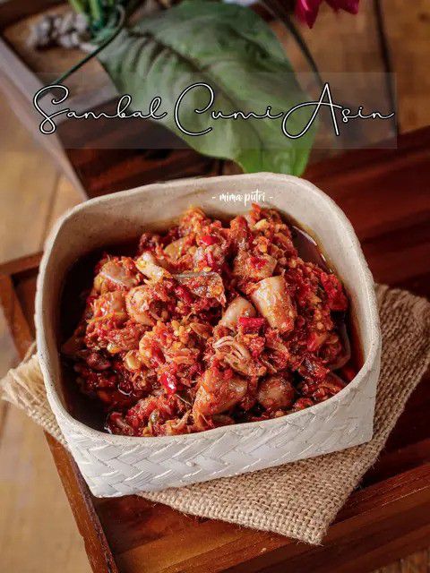 Resep Sambal Cumi Asin Nikmat