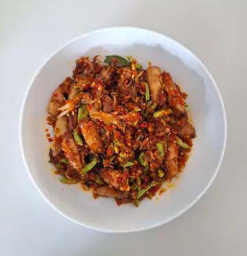 Resep Sambal Cumi Asin Pete