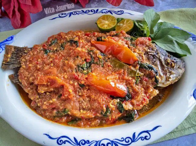 Resep Pecak Kemangi Ikan Gurami