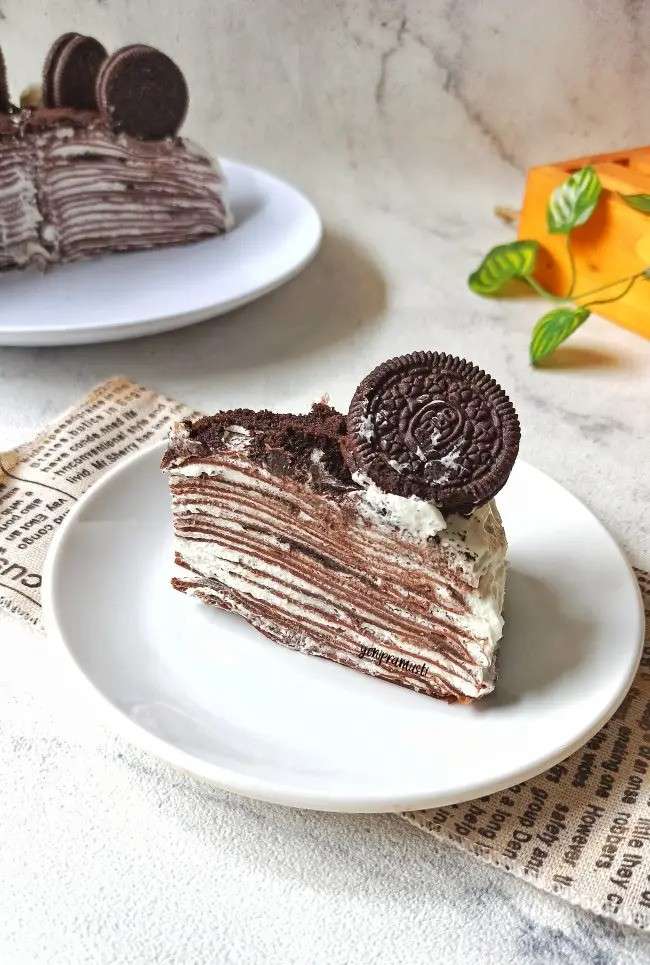 Resep Mille Crepes Oreo