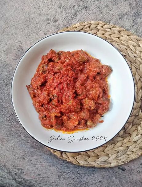 Resep Ati Ampela Pedas