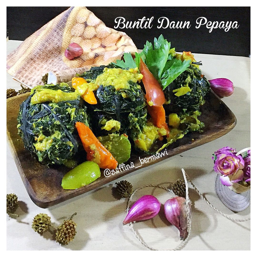 Resep Buntil Daun Pepaya