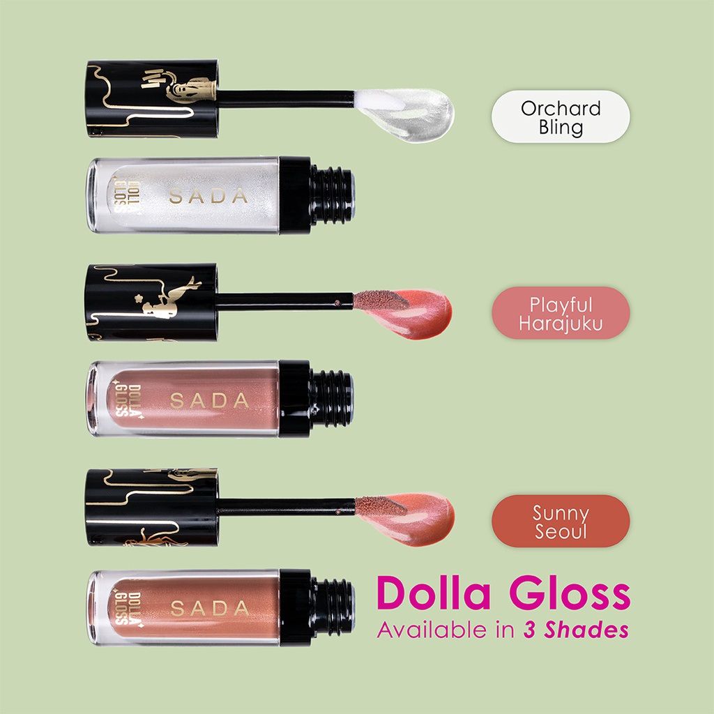 Rekomendasi Lip Gloss Bening Lokal - SADA Lip Dolla Gloss