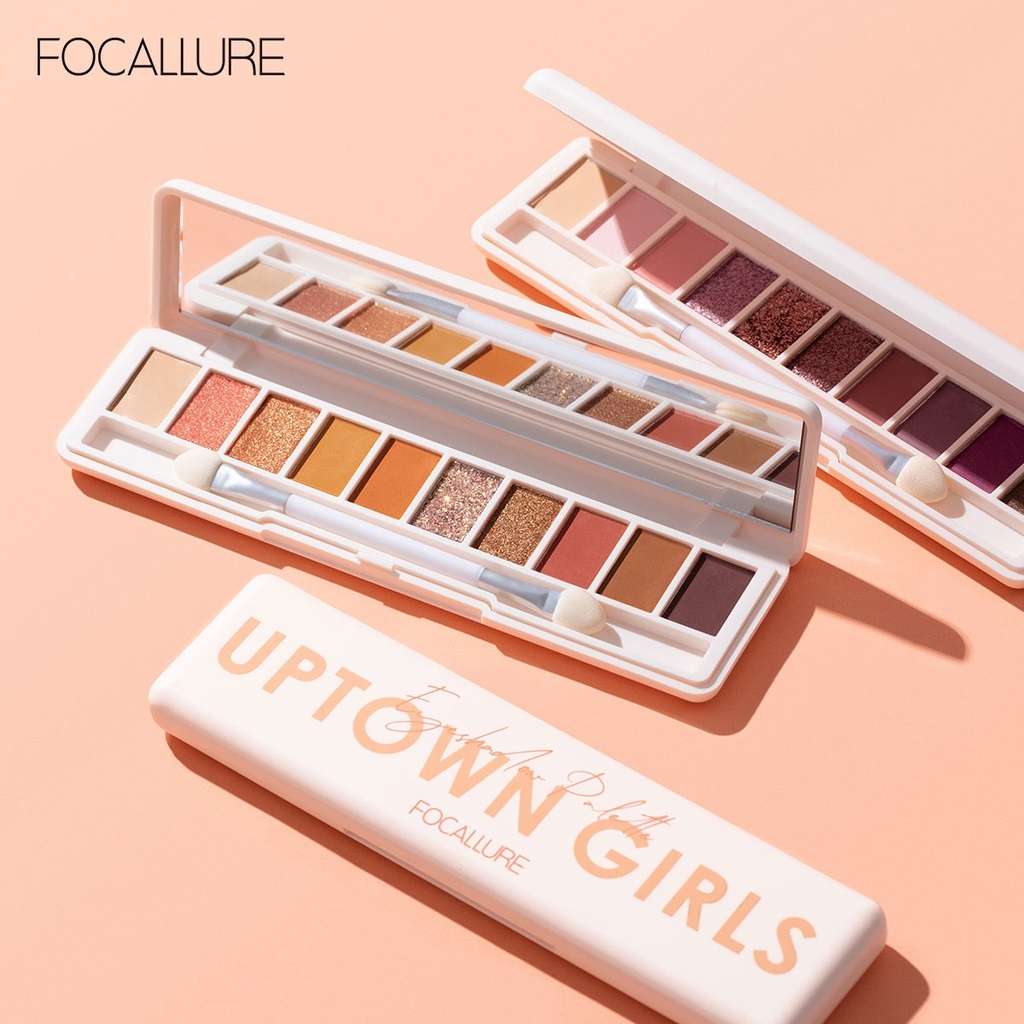 Rekomendasi Eye Shadow Pallete Di Bawah Rp100 Ribu - Focallure Uptown Girls Eyeshadow Palette