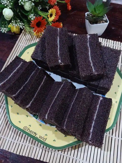 Resep Bolu Ketan Hitam Keju