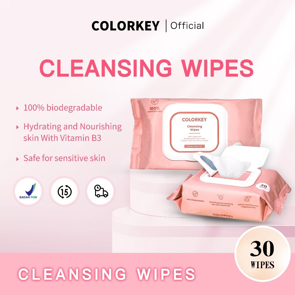 Rekomendasi Tisu Pembersih Makeup - Colorkey Cleansing Wipes