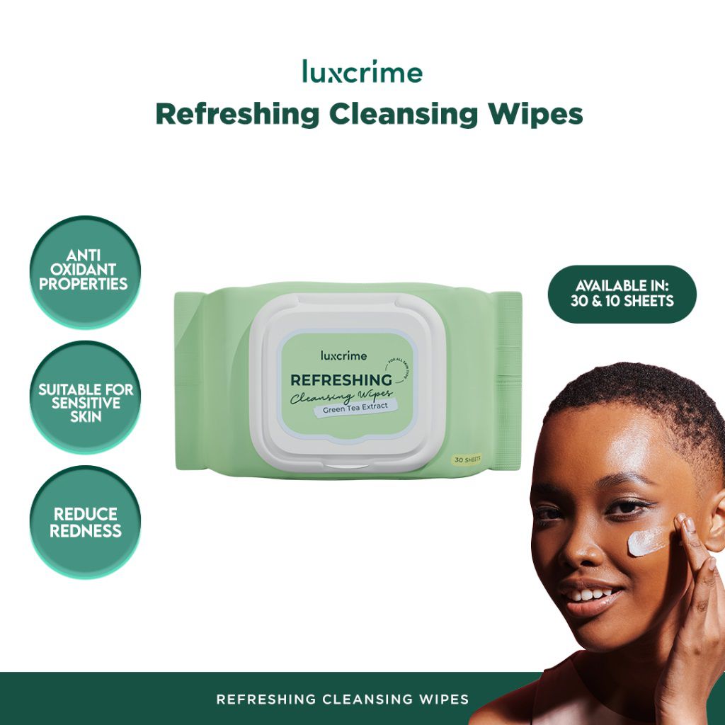 Rekomendasi Tisu Pembersih Makeup - Luxcrime Refreshing Cleansing Wipes