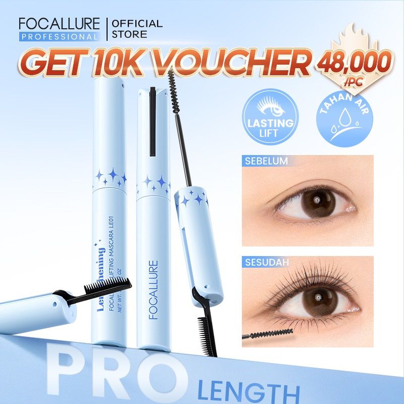 Rekomendasi Maskara Di Bawah Rp100 Ribu - Focallure Longlash Waterproof Mascara