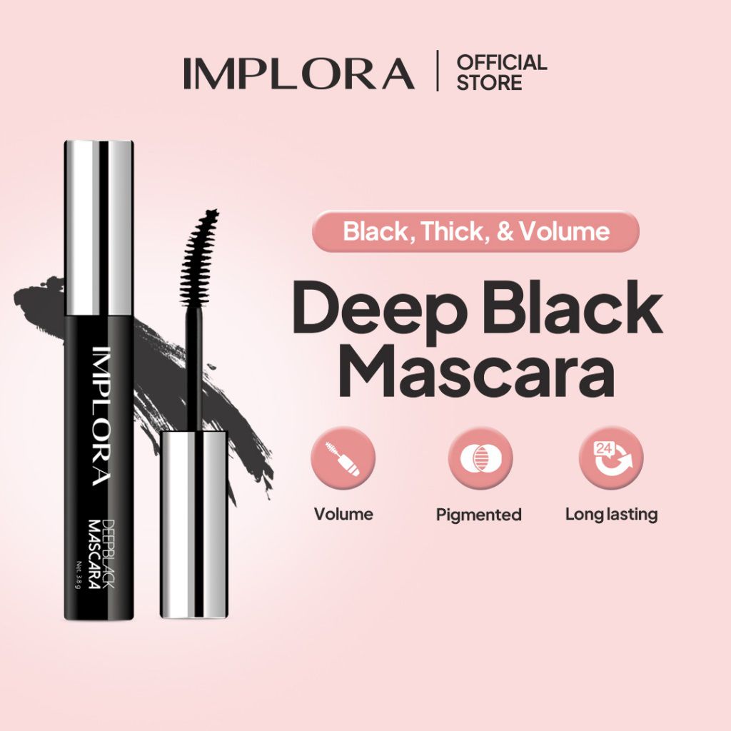 Rekomendasi Maskara Di Bawah Rp100 Ribu - Implora Deep Black Mascara