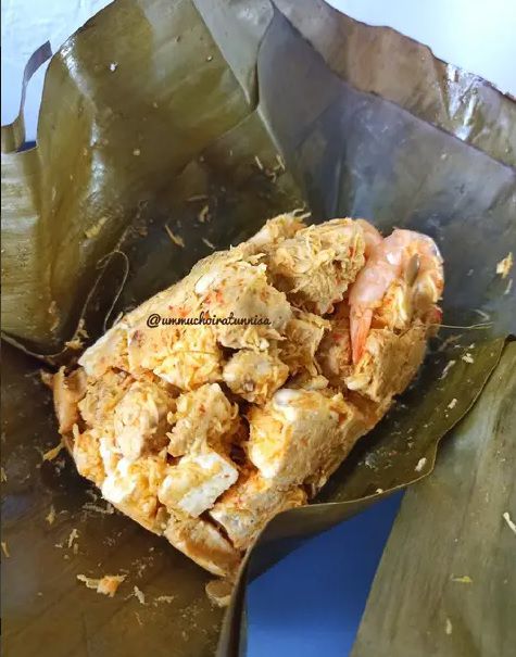 Resep Botok Udang Tahu