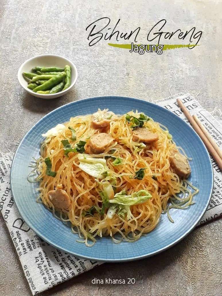 Resep Bihun Jagung Goreng Bakso