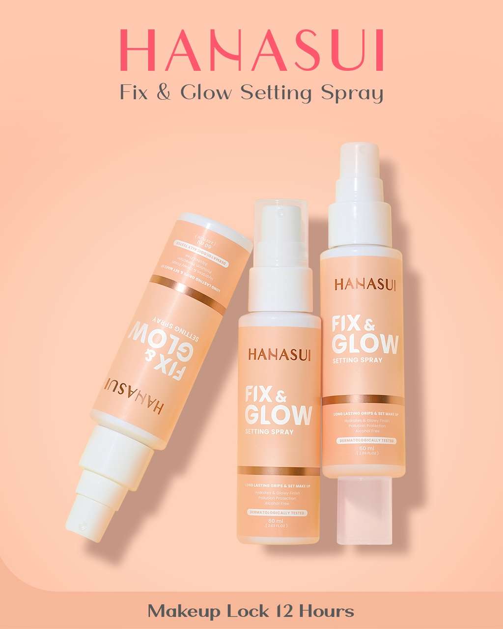 Rekomendasi Setting Spray Tahan Lama - Hanasui Fix & Glow Setting Spray