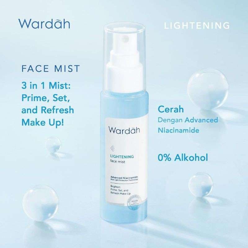 Rekomendasi Setting Spray Tahan Lama - Wardah Lightening Face Mist