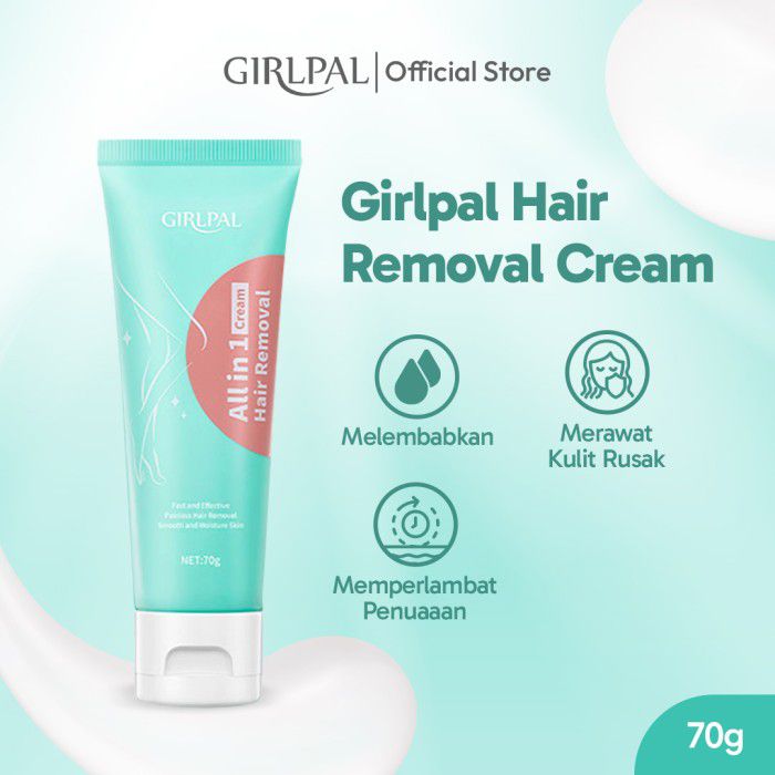 Rekomendasi Krim Penghilang Bulu Ketiak - Girlpal All in 1 Hair Removal Cream