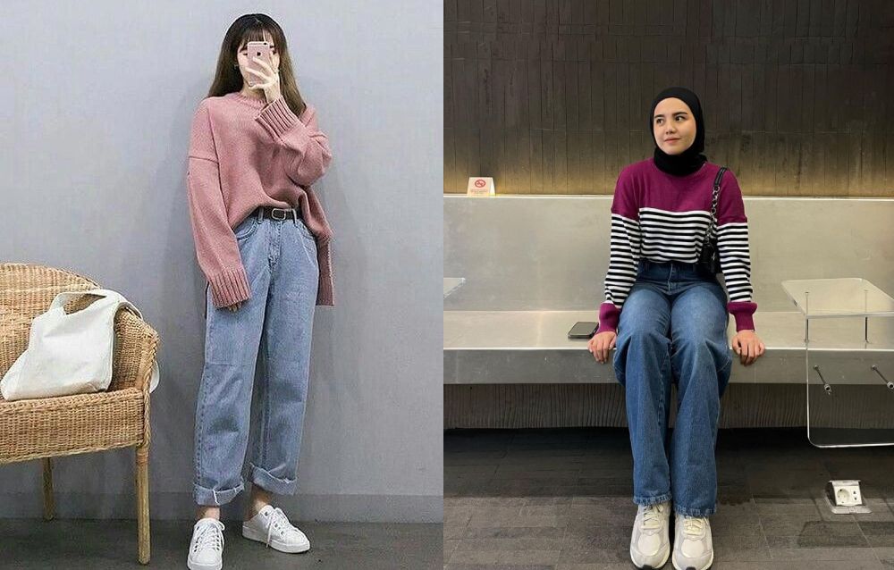 Inspirasi Outfit Ngedate Cewek Ala Korea