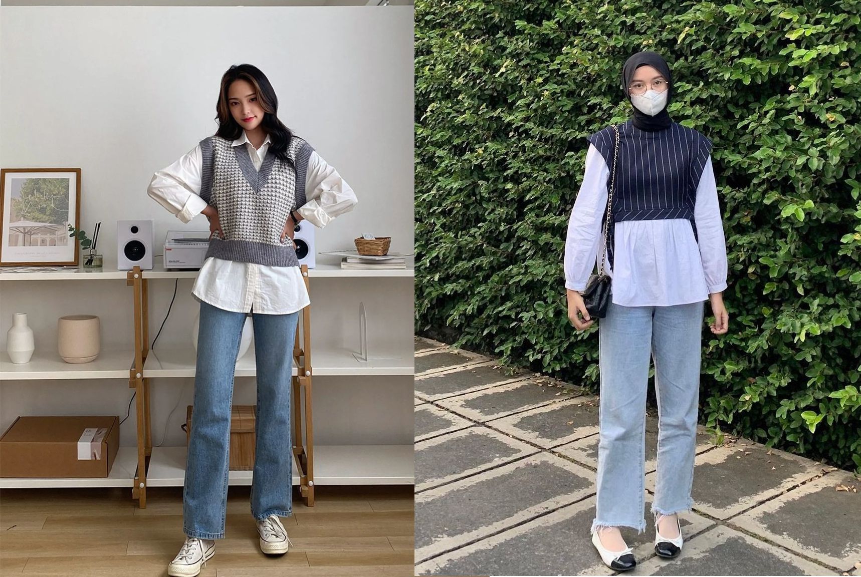 Inspirasi Outfit Ngedate Cewek Ala Korea