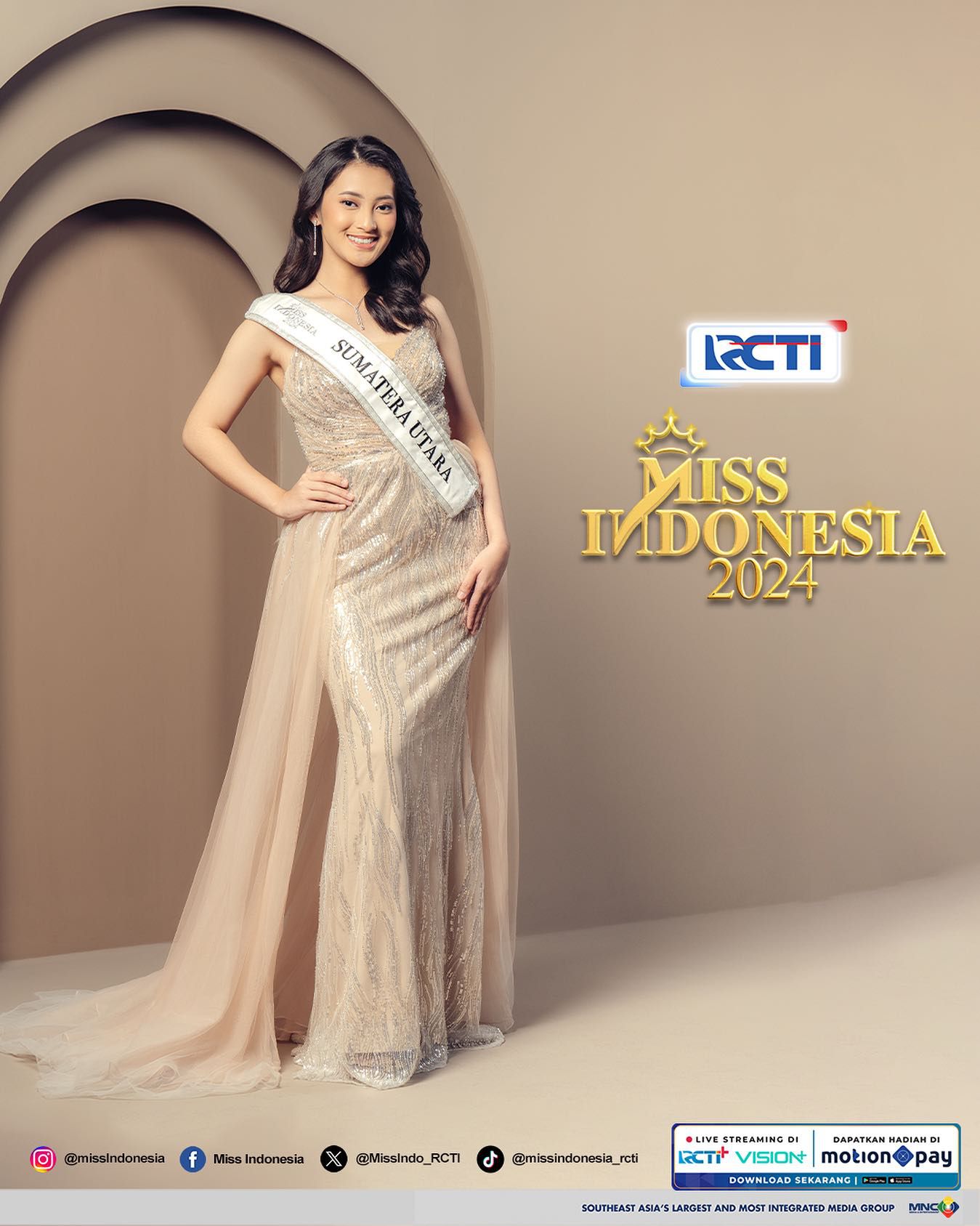 Monica Kezia Sembiring Pemenang Miss Indonesia 2024