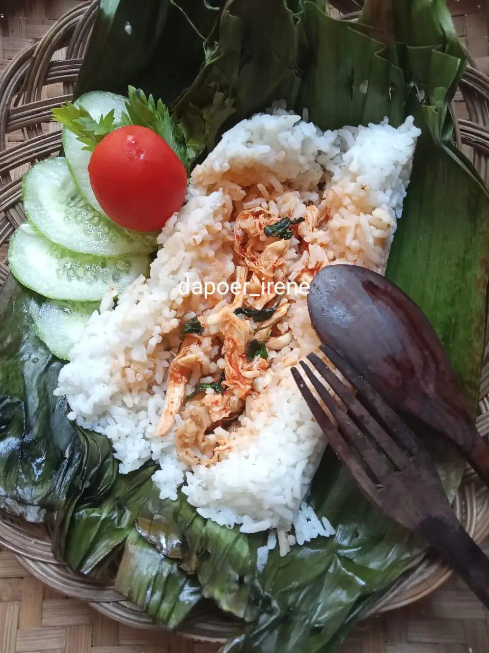 Resep Nasi Bakar Ayam Suwir Kemangi