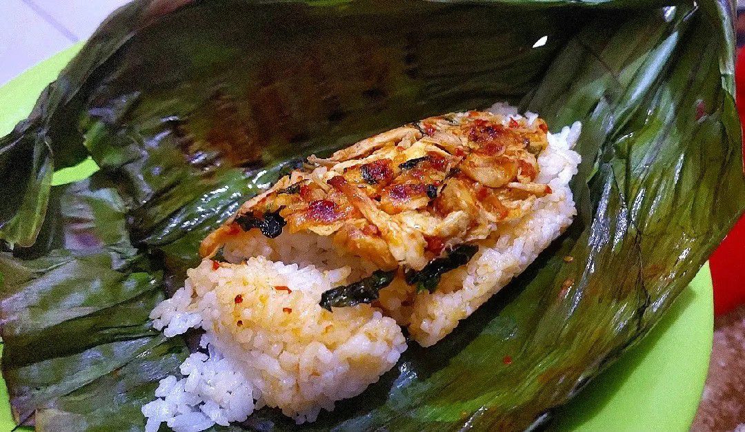 Resep Nasi Bakar Ayam Suwir Sederhana