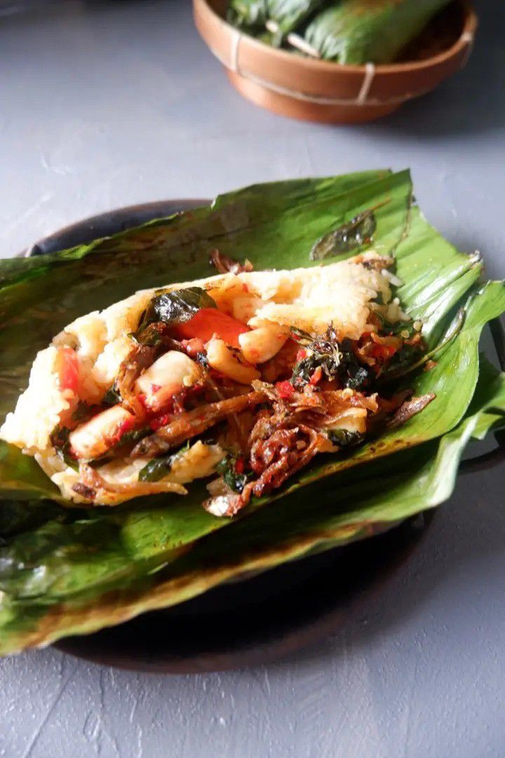 Resep Nasi Bakar Cumi