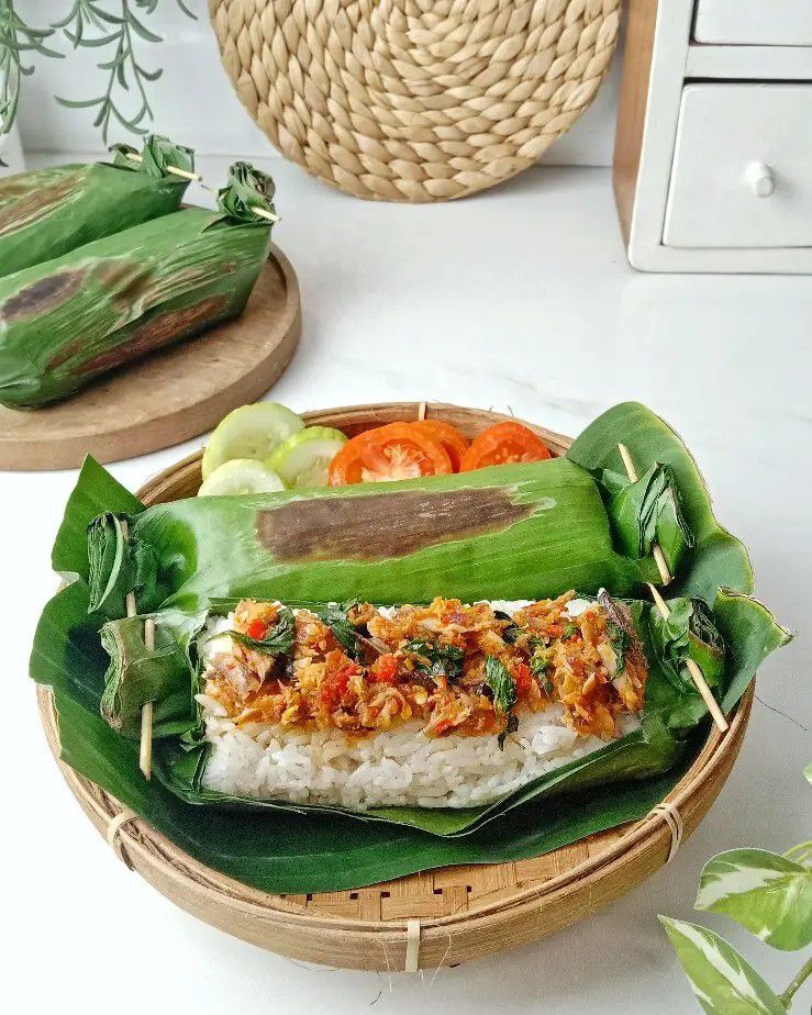 Resep Nasi Bakar Tongkol Suwir