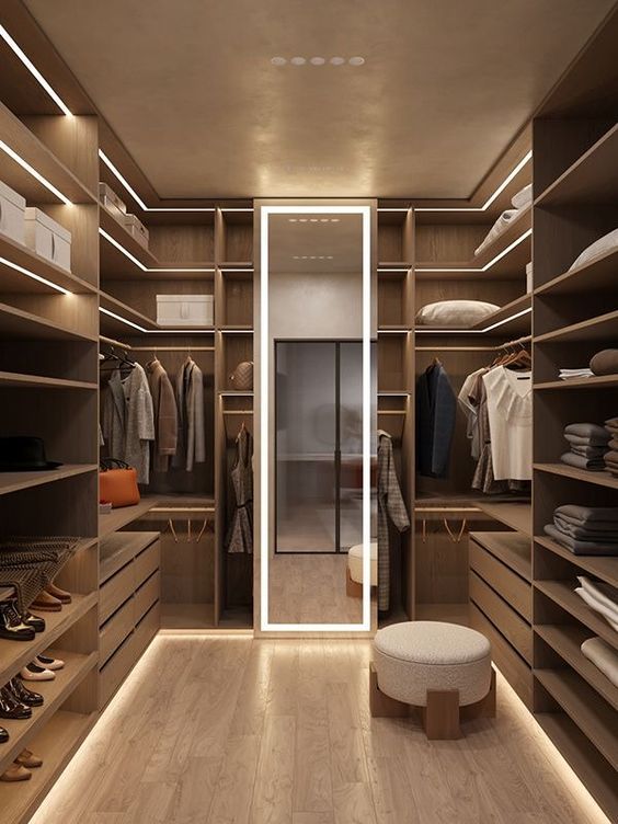 Desain Walk In Closet Sederhana