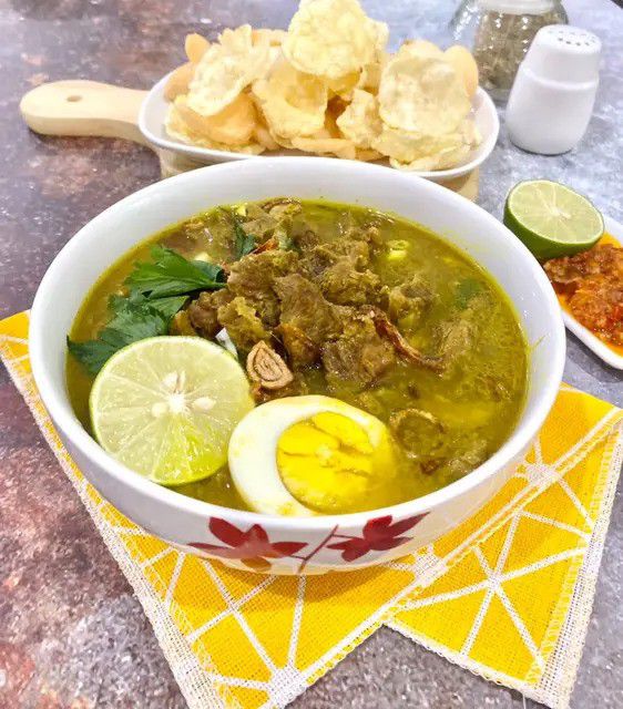 Resep Soto Daging Madura tanpa Santan