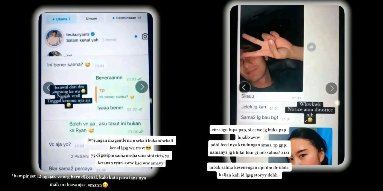 Teuku Ryan Diduga Dekati Selebgram