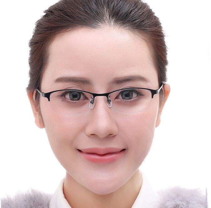 Model Kacamata Yang Bikin Wajah Tampak Lebih Tirus - Semi-Rimless Frame