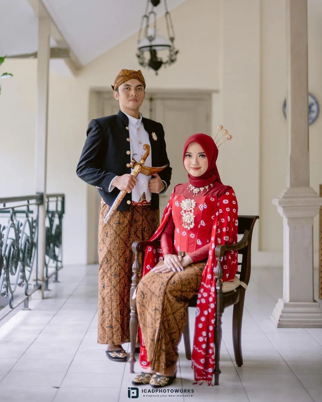 Prewedding Adat Jawa Hijab Outdoor Simple