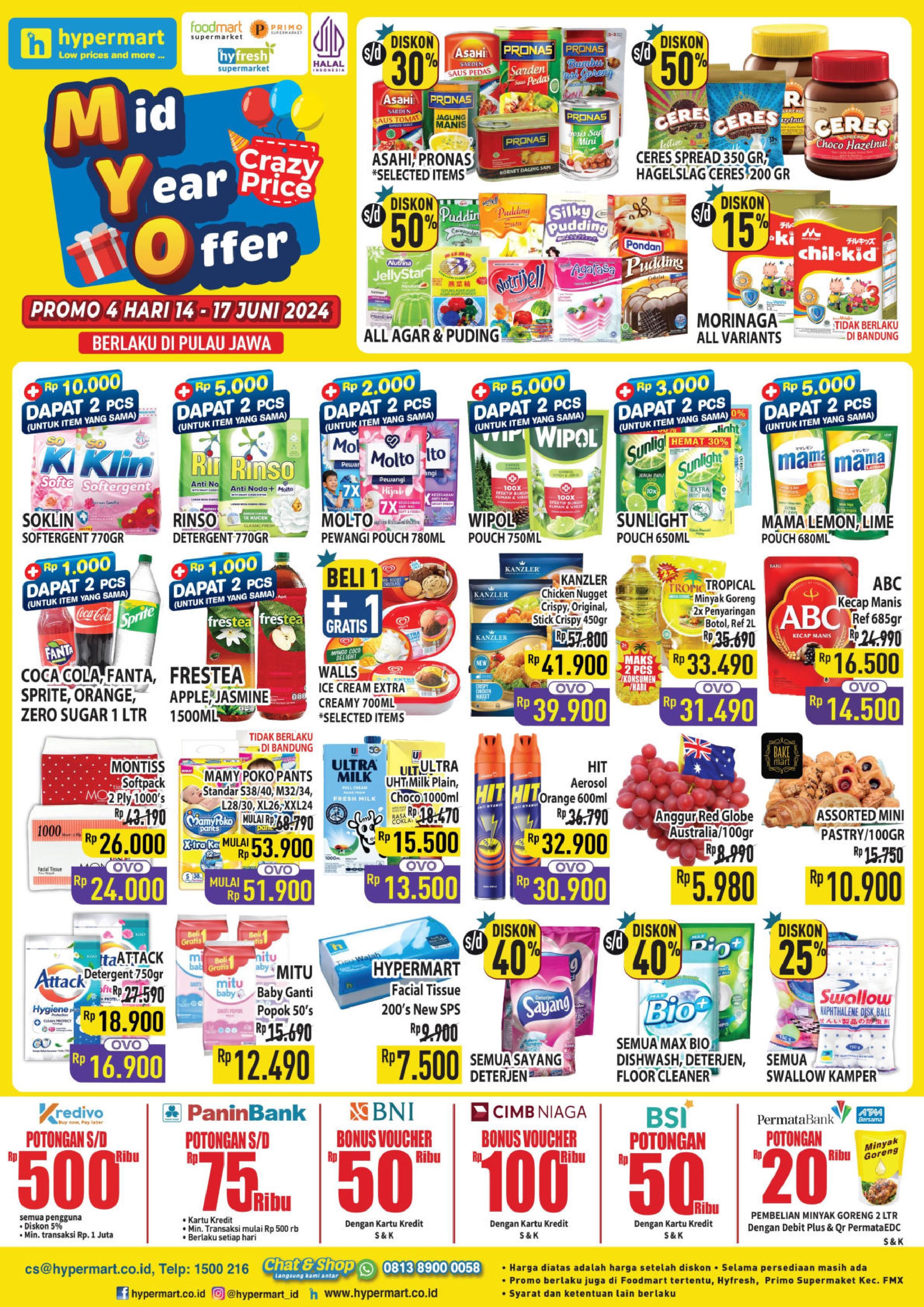 Promo Hypermart Periode 14-17 Juni 2024