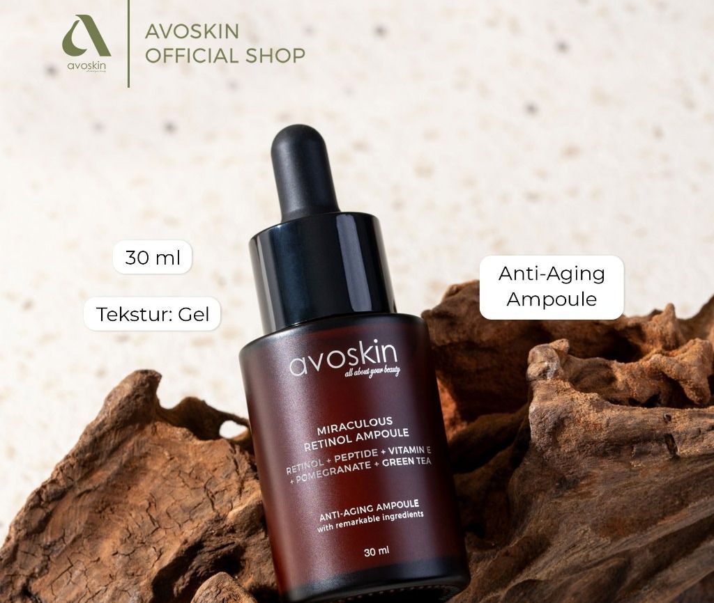 Produk Avoskin yang Cocok untuk 40 Tahun ke Atas - Avoskin Miraculous Retinol Ampoule