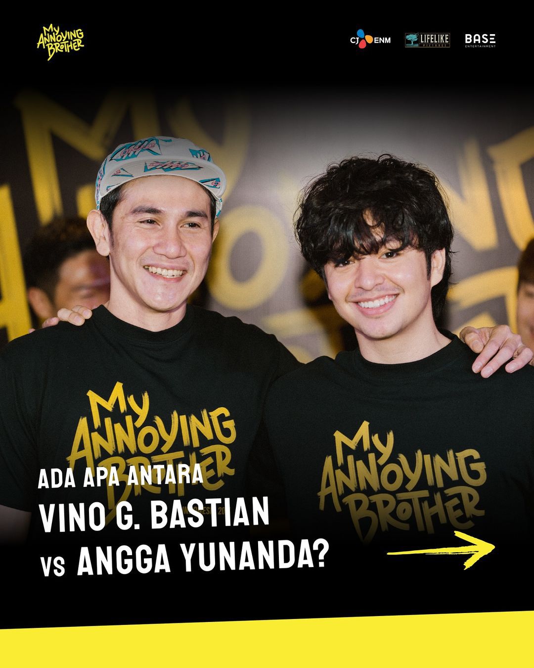 Angga Yunandan dan Vino G Bastian