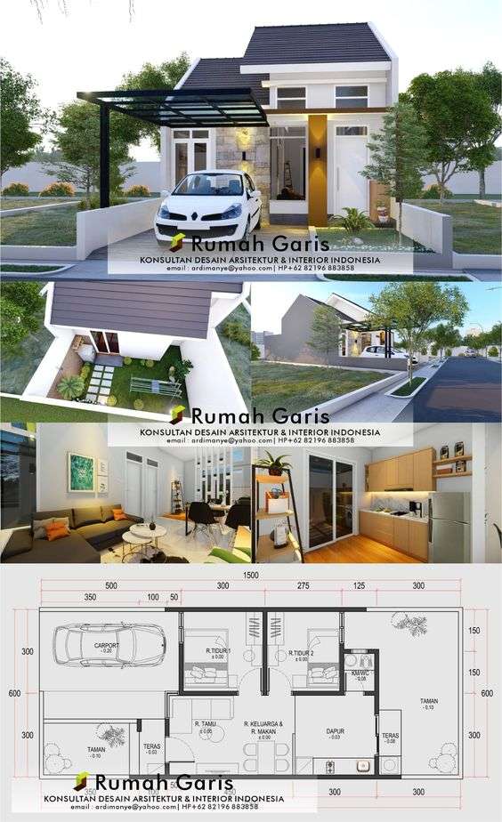 Desain Rumah Tipe 36 Agar Terlihat Luas