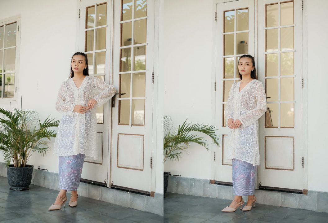 Baju Akad Nikah Sederhana di KUA - Kebaya Tunik