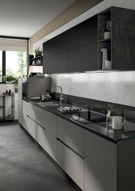 Dapur Aluminium Minimalis