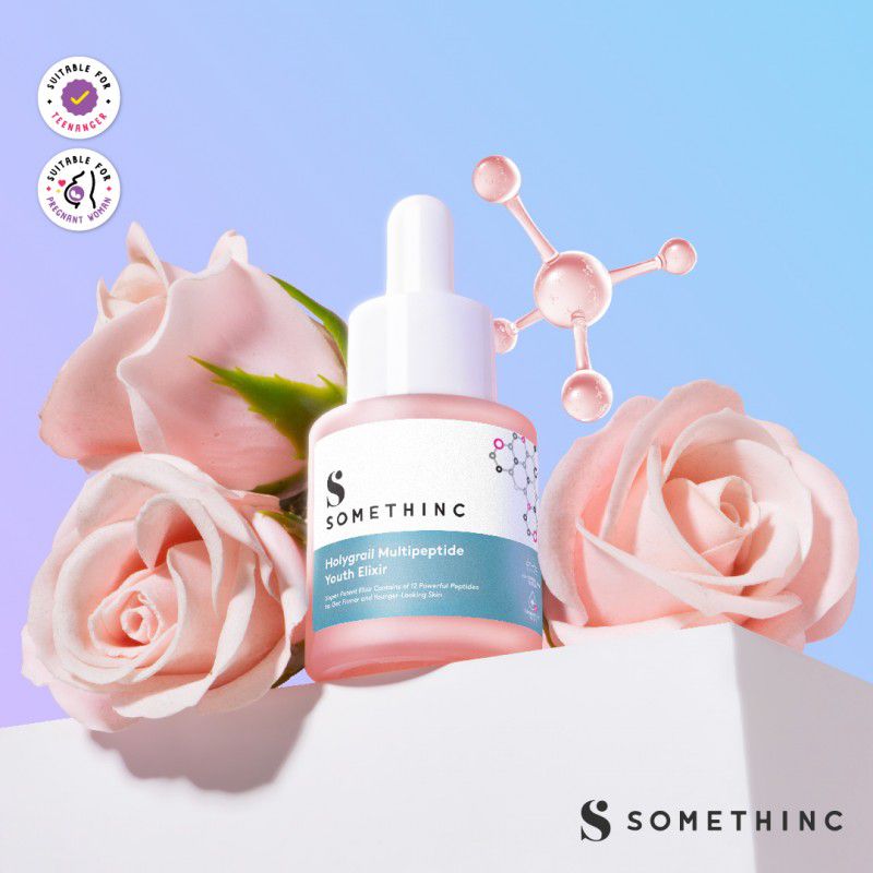 Skincare Somethinc untuk 40 Tahun ke Atas - Somethinc Holygrail Multipeptide Youth Elixir