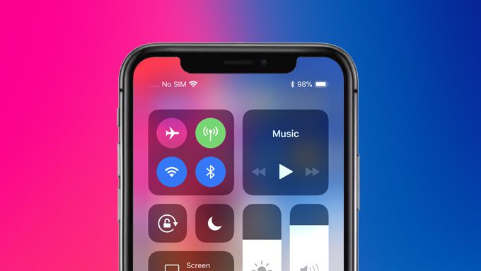 Cara Baterai iPhona ada Angkanya di Control Center