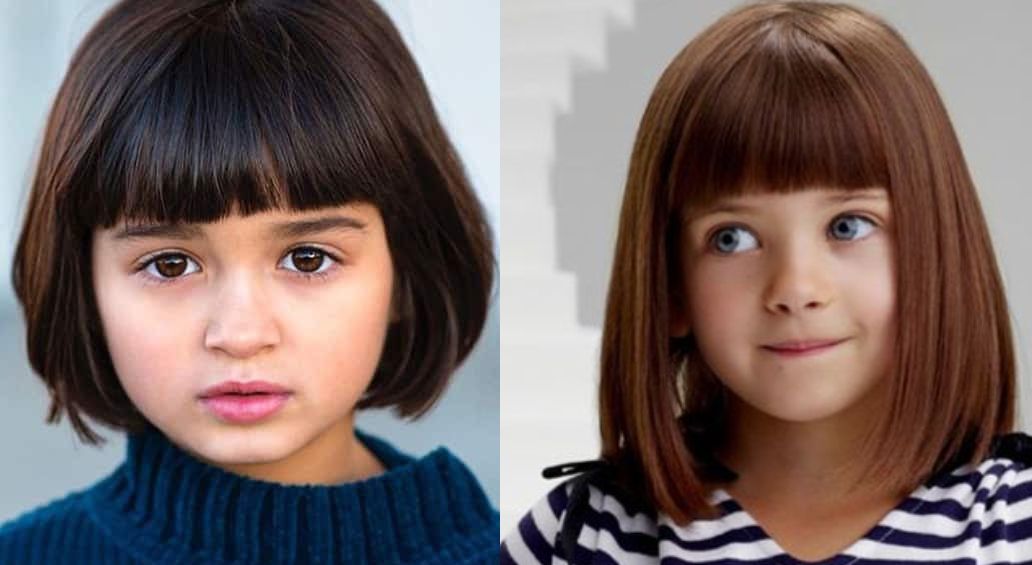 Model Potongan Rambut Anak Perempuan Umur 10 Tahun - Blunt Bangs