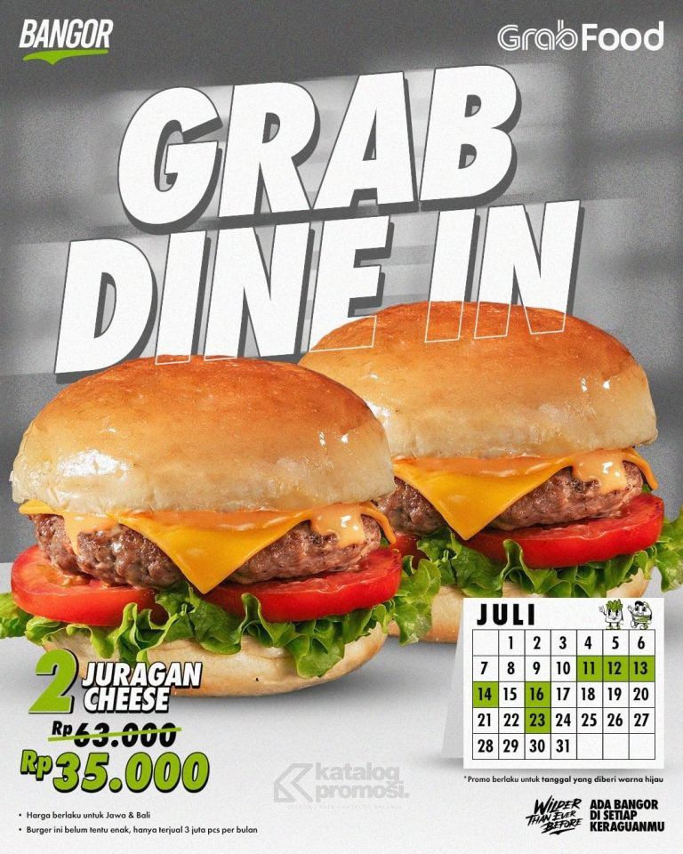 Promo Burger Bangor Juli 2024