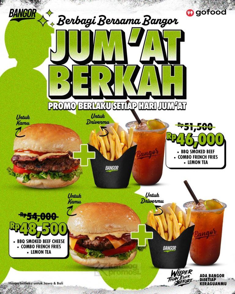 Promo Burger Bangor Juli 2024