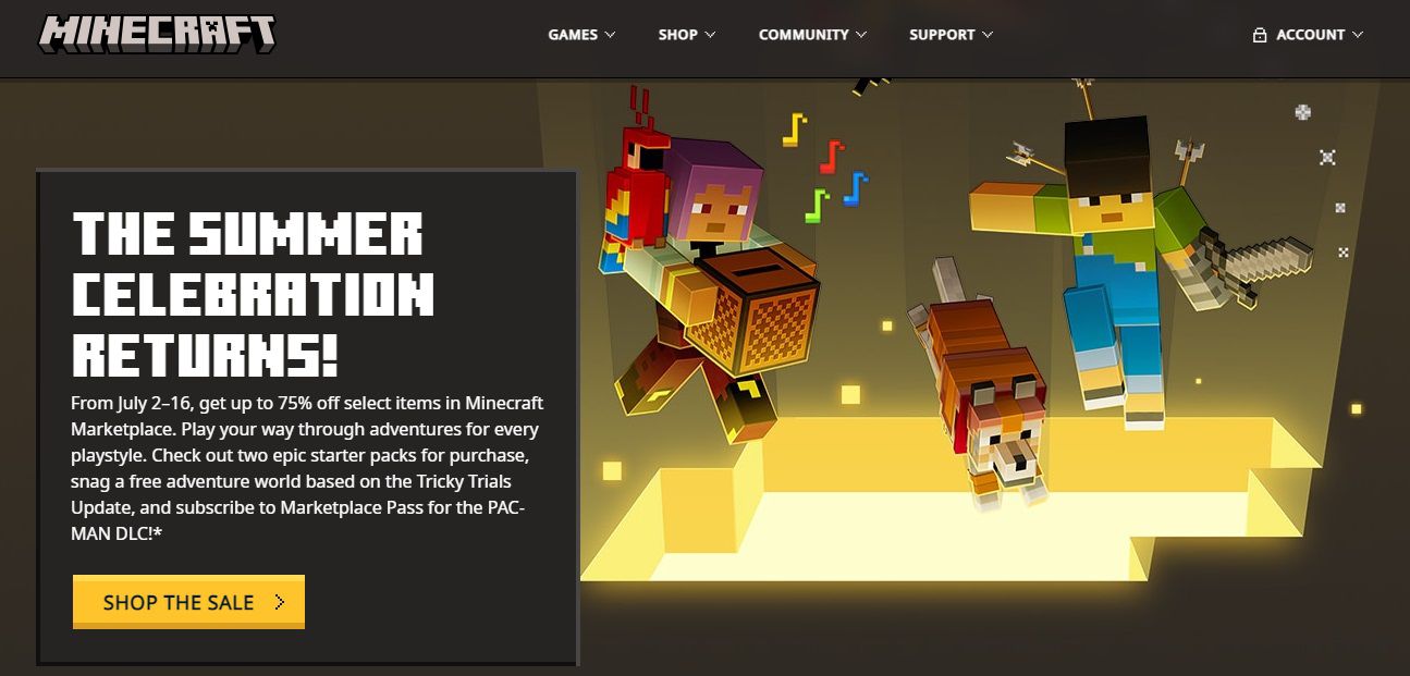 Diskon Minecraft Juli 2024