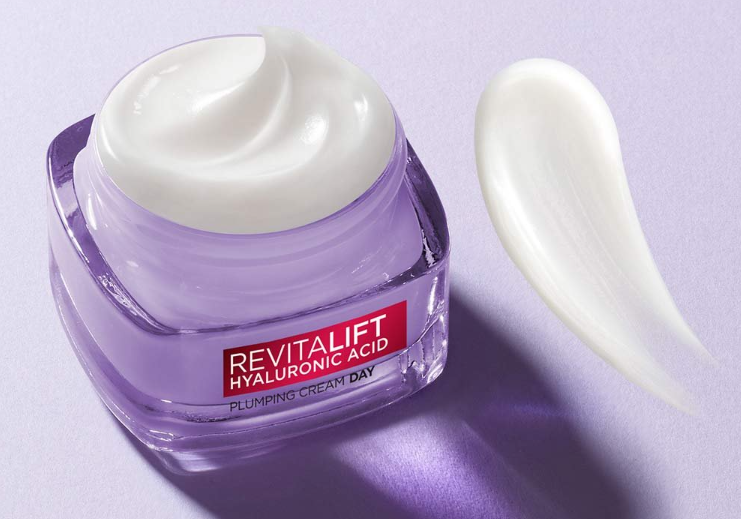 Pelembab untuk Usia 40 Tahun ke Atas - L oreal Paris Revitalift Hyaluronic Acid Plumping Day Cream