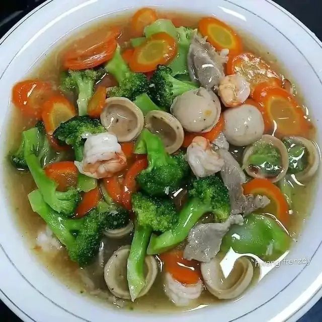 Resep Tumis Udang Brokoli Wortel